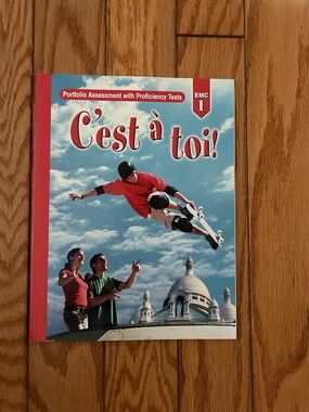 C'est à toi! French Student Textbook - Red & Blue Cover